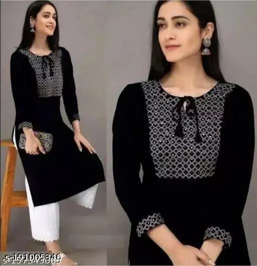 Black Charm Kurti